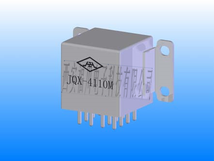 JQX-4110M型1立方英寸4组转换触点有线圈瞬态抑制密封电磁继电器