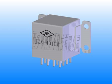 JQX-4010M型1立方英寸4组转换触点密封电磁继电器