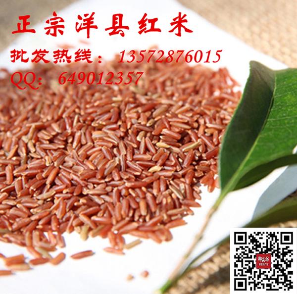 洋县农家自种红米，纯天然养生红米粥米，产地直销