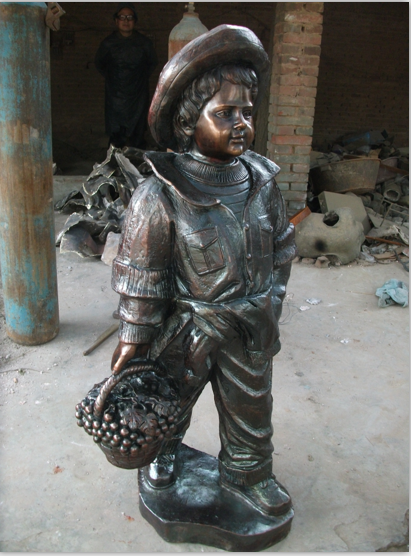厂家直销铸铜人物雕塑 公园 步行街雕塑摆件 原著雕塑厂家制造