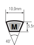 Continental ContiTech马牌K=8*6MM系列进口三角皮带标准规格和单价