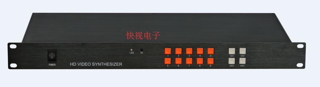 快视电子KS-FH41 高清画面四分割器，HDMI画面分割器，VGA画面分割器，4路画面分割器，视频