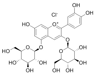 氯化失车菊素-3,5-O-双葡萄糖苷对照品(标准品) | CAS: 2611-67-8