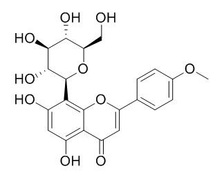 4-O-Methylvitexin对照品(标准品) | CAS: 2326-34-3