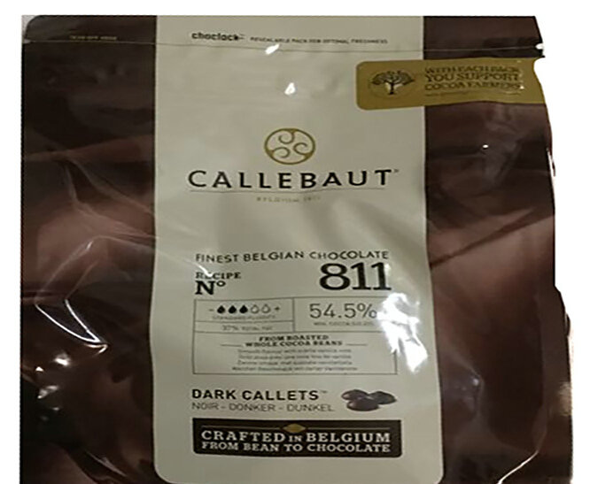 供应比利时进口嘉利宝54.5%黑巧克力粒
