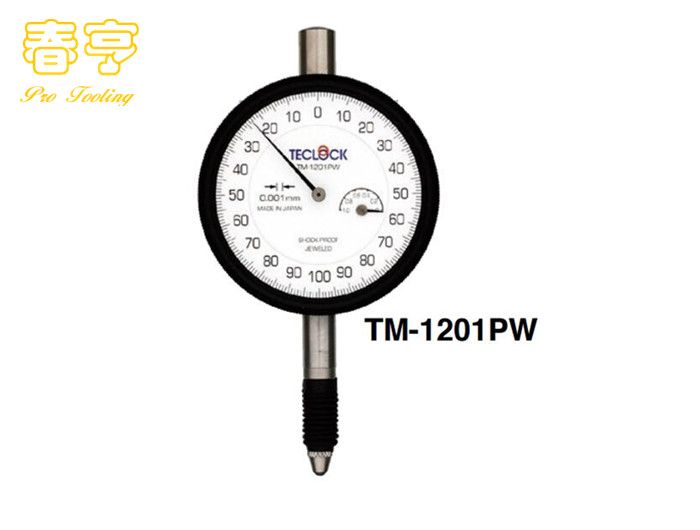 日本得乐teclock防油型千分表TM-1201PW