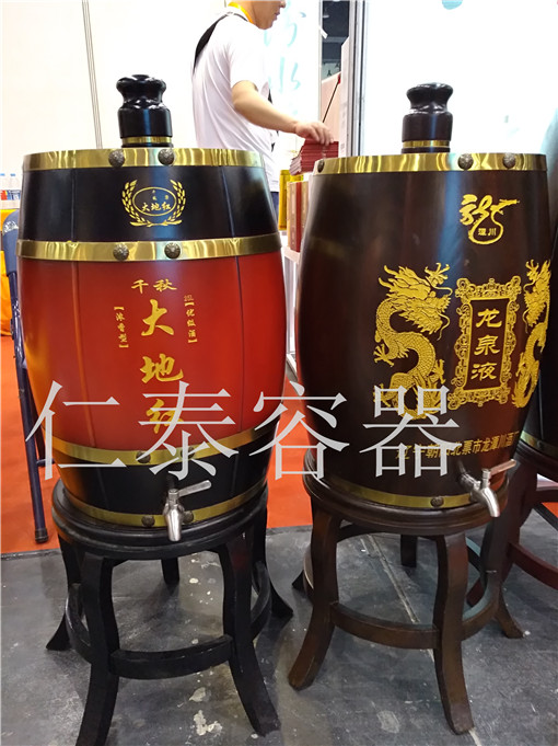 厂家批量生产酒容器木酒桶散酒桶