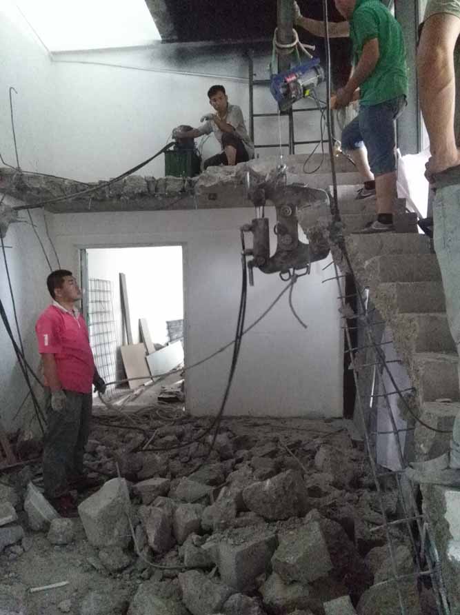 北京房山区楼梯拆除