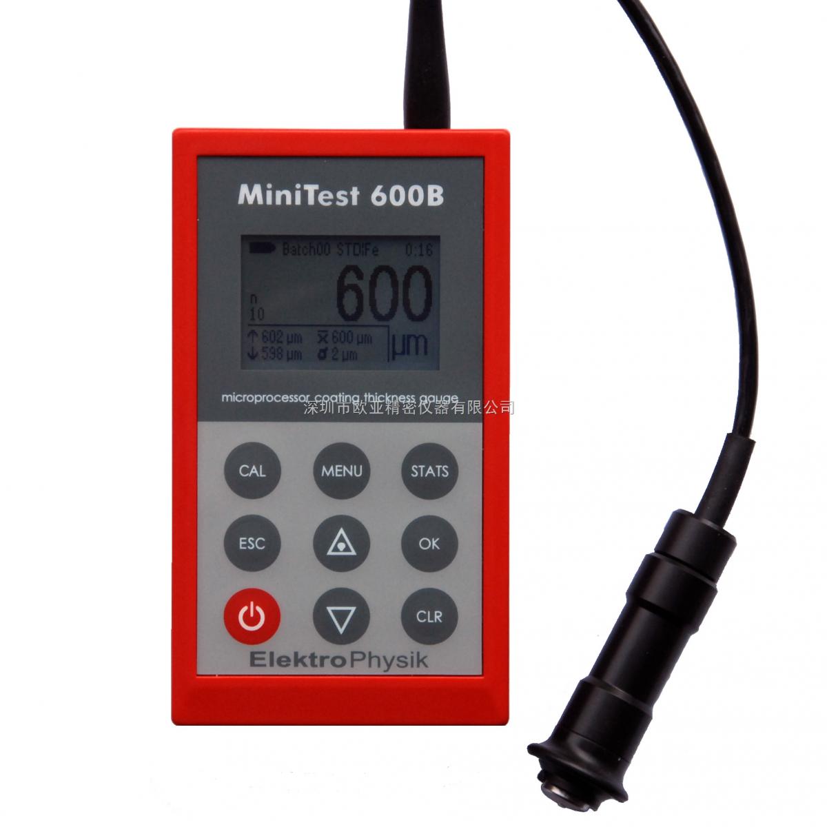 德国Elektrophysik MiniTest 600BFN 两用型涂层测厚仪