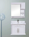 高档优质环保PVC浴柜镜台