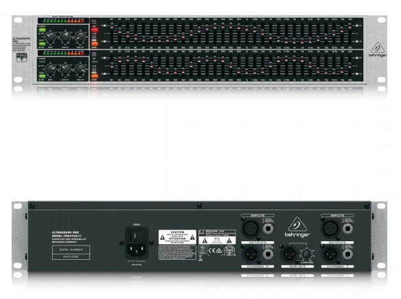 百灵达 Behringer FBQ3102HD 带反馈31段立体声图形均衡器