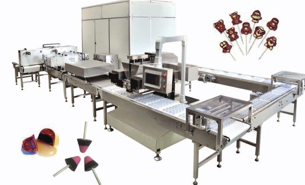 射阳欧联机械供应多功能主体裱花巧克力成型机巧克力机械设备