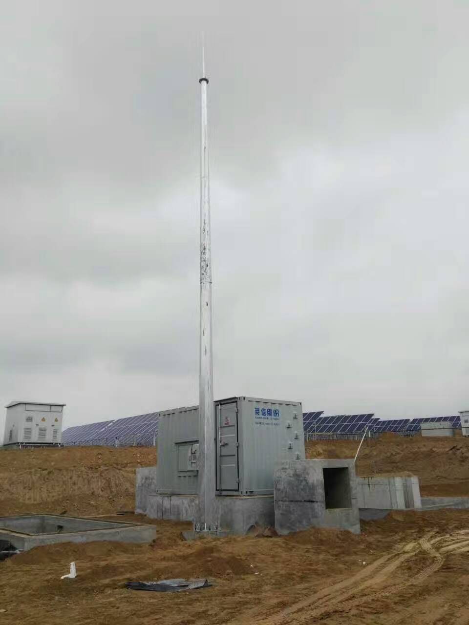 光伏电站避雷针，风电厂避雷针塔，陕西诚和专业造