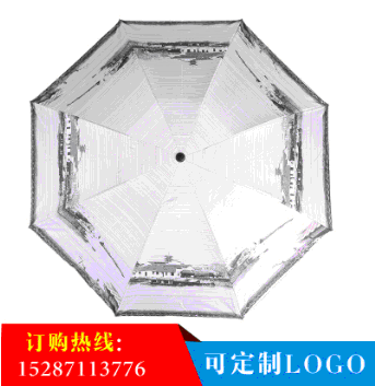 小黑伞创意中国风太阳伞晴雨伞