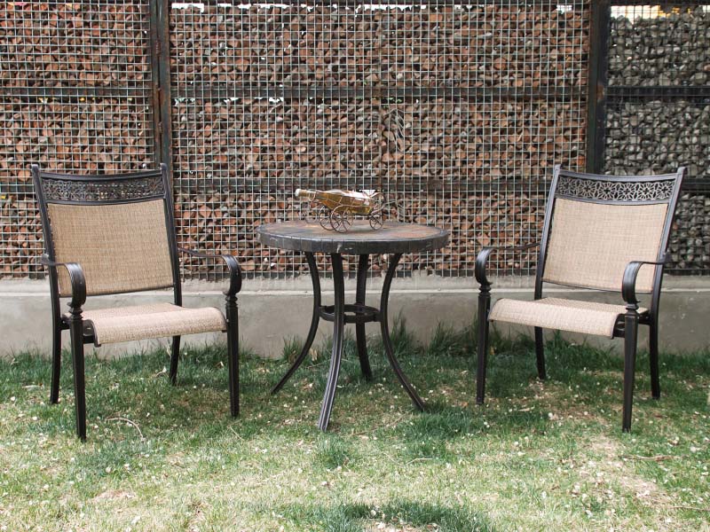 馨宁居户外休闲铸铝桌椅  别墅庭院花园桌椅