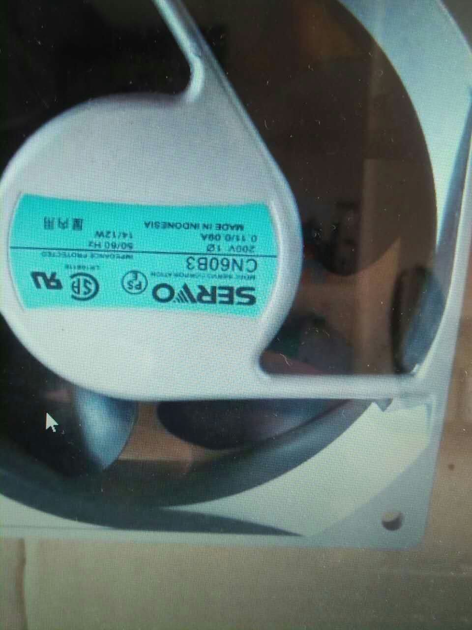 日本伺服SERVO CN60B3 120*120*38MM 200V