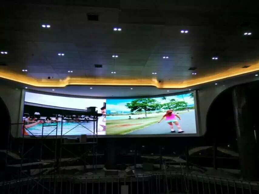 优质室内P4高清全彩led显示屏 会议屏 舞台屏 舞台租赁屏 led电子屏