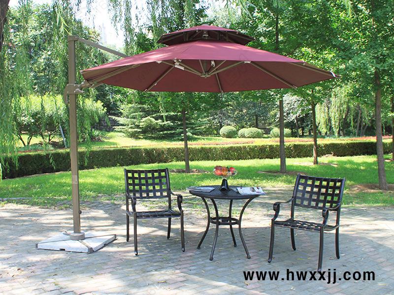 北京外摆桌椅专用伞  庭院花园遮阳伞  户外沙滩站岗伞