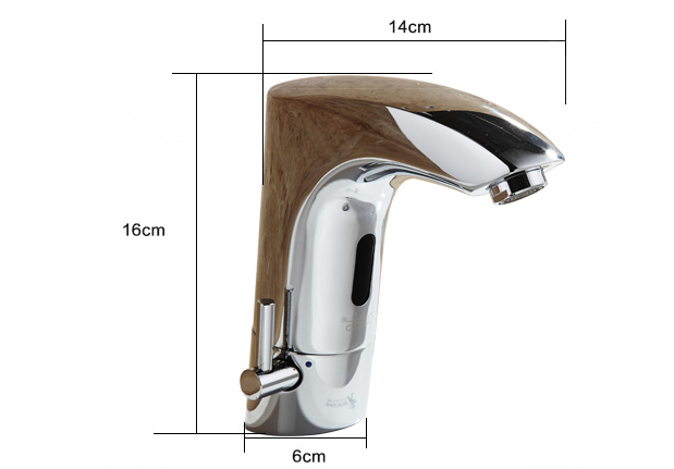Hot and cold automatic faucet