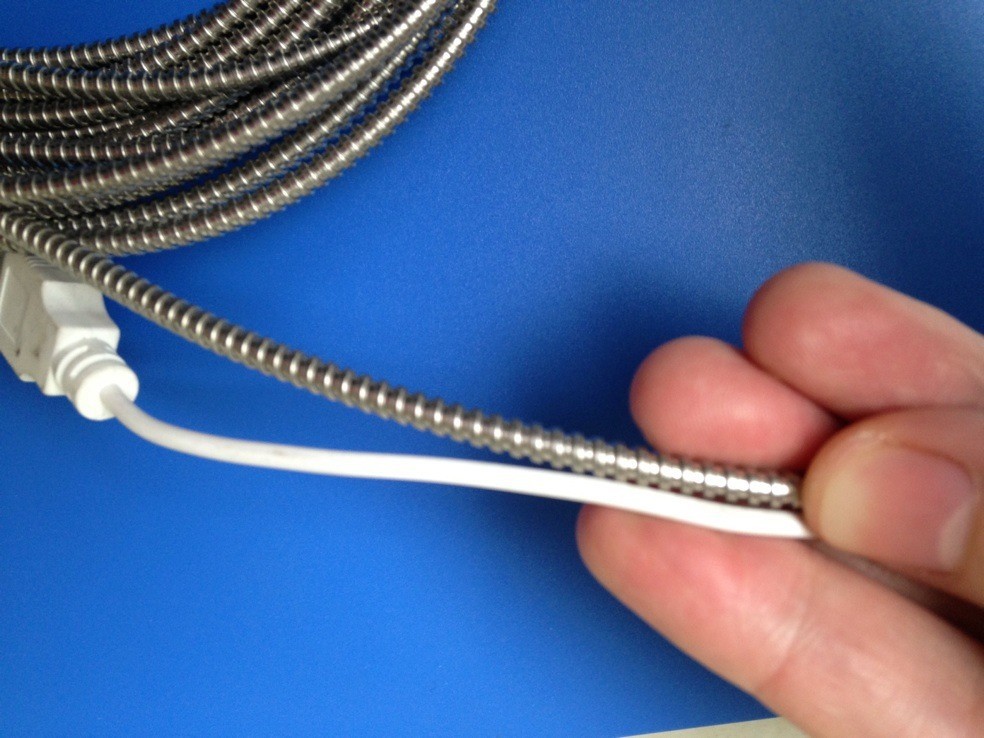 内径4mm单勾不锈钢仪表软管 P3型不锈钢蛇皮管价格