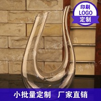 可加印logo玻璃分酒器