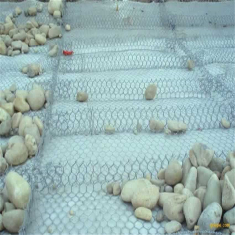 强度格宾网护岸促销 混凝土河道石笼网价格价格 置物架锌铝格宾网批发