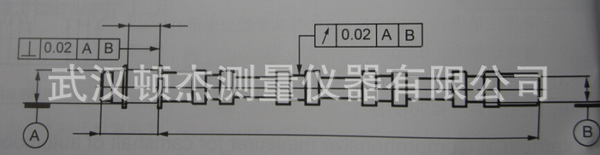 汽车发动机凸轮轴轴向距离检具