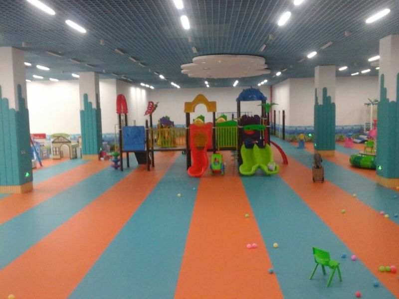 南宁厂家供幼儿园卡通地板PVC体育场运动PVC地垫