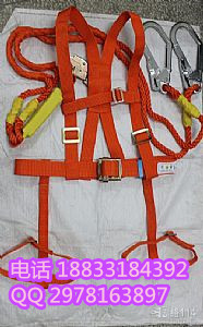安全带 双保险安全吊带厂家 优质尼龙安全绳批发定做厂家