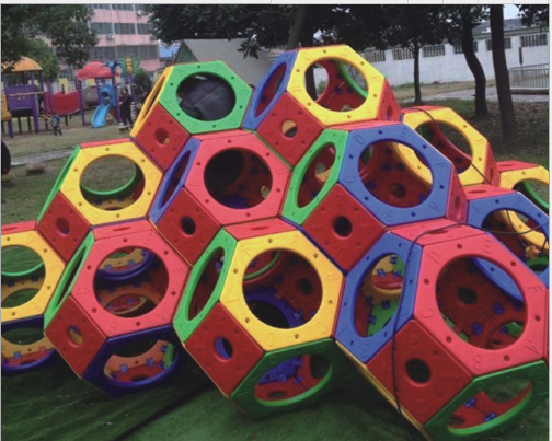 厂家热销儿童多功能迷宫球拆装 幼儿园加厚塑料多变钻洞迷宫球