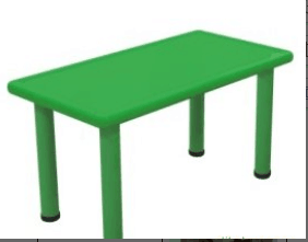 星之健厂家供应幼儿园塑料学习桌椅 儿童早教培训中心可升降长方塑料桌椅批发
