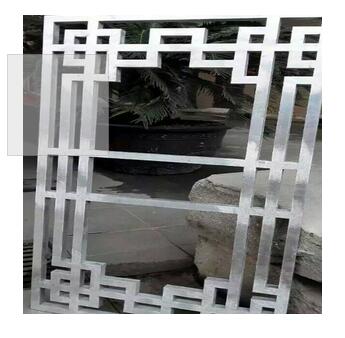广东铝天花板铝窗花 木纹铝窗花 铝雕刻板 乐斯尔品牌生产厂家