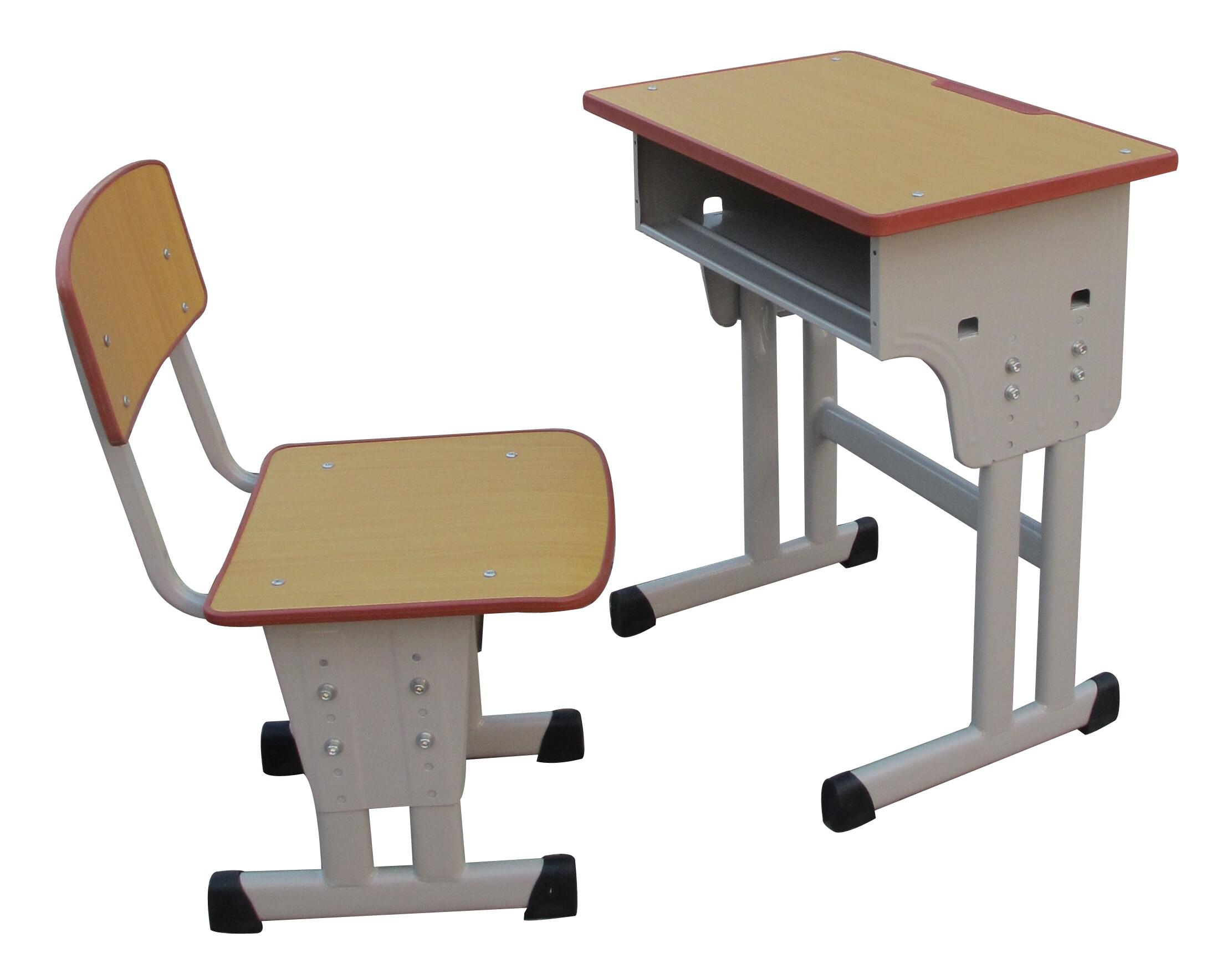 固定学生课桌椅塑钢中学生课桌批发