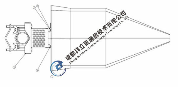 TN324型U 频段对数周期天线