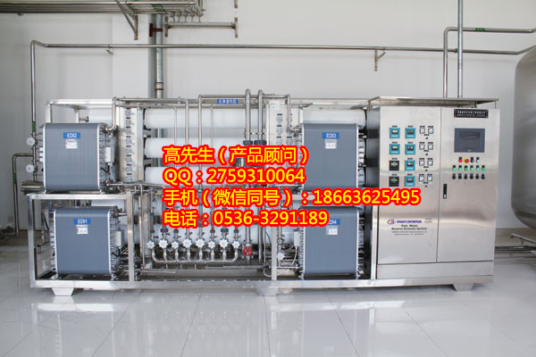 电阻率≥18MΩ·cm EDI超纯水设备 工业专用超纯水设备