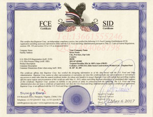 美国FDA FCE注册和SID申报(FDA FCE and SID Filing)