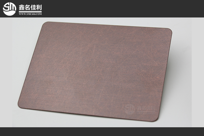 彩色不锈钢乱纹板供应商  不锈钢红古铜发黑乱纹板生产厂家