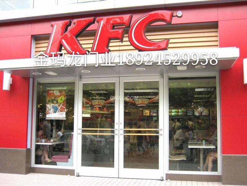 桂林商务地弹门厂家《KFC双开门价格》