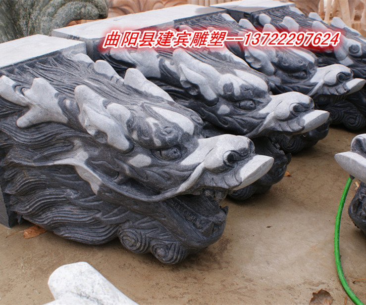 石雕喷水龙头_龙头雕刻_龙头喷泉