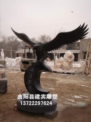 石雕鹰_石雕老鹰_石雕雄鹰价格