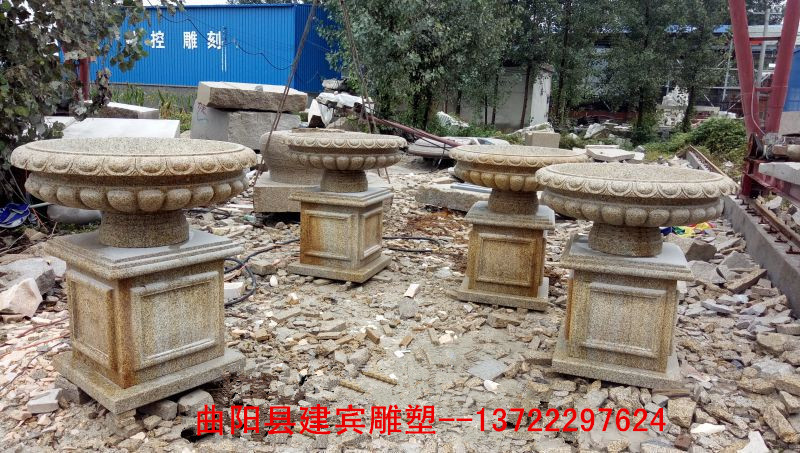 石材花盆_石材花钵价格_厂家