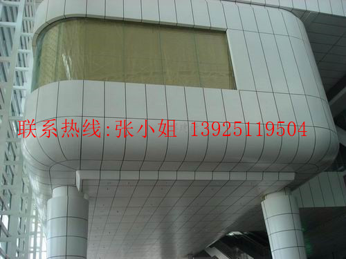 广州勾搭式瓦楞铝单板定制吊顶展厅波浪板幕墙专用装饰