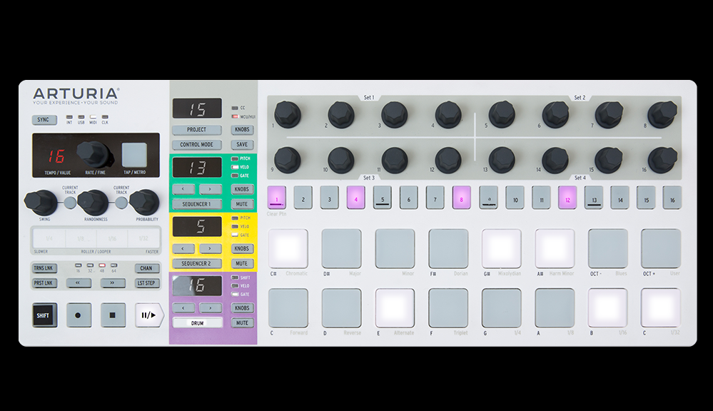 Arturia BeatStep pro 控制器兼动态表演步进音序器