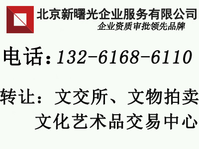 北京文物拍卖企业申请注册要求条件