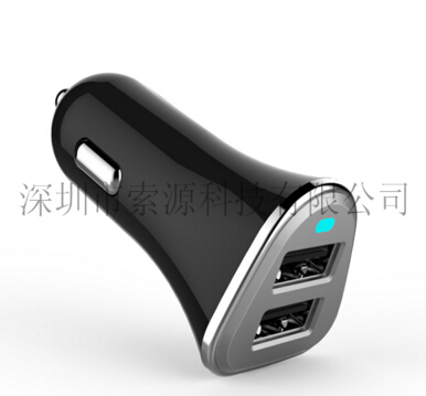 SOY工厂直销5V3.4A智能识别车载充电器-深圳市索源科技有限公司