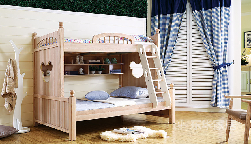 东华家居供应实木儿童床 双层儿童床 上下床 现货供应欢迎订购