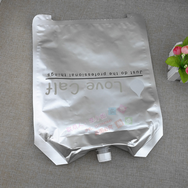 犊牛牛奶吸嘴袋定制 冷藏配送液体塑料袋 4L无菌初乳铝箔包装袋 