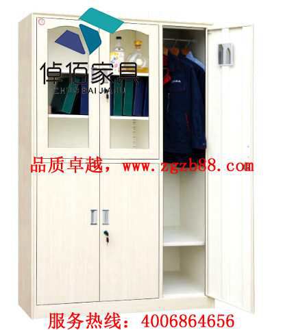 北京员工钢制更衣柜规格尺寸 倬佰更衣柜活动柜铁皮柜厂家