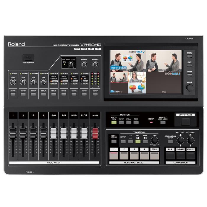 Roland/罗兰 VR-50HD/vr50hd 多功能HD 多格式 音视频切换台