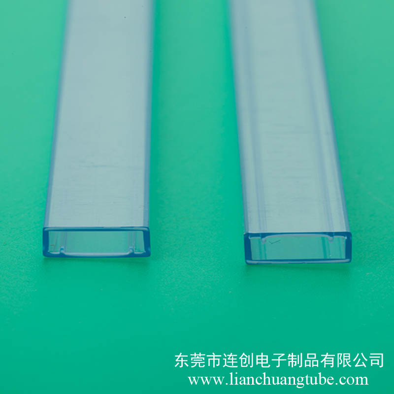 江西生产厂家批发PVC透明包装管真空ic管方形吸塑胶管
